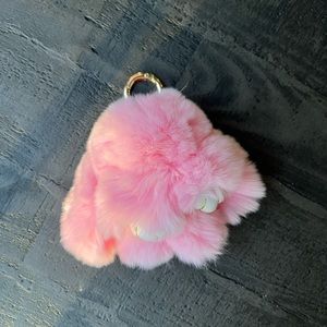 Ultra Fluffy Bunny Keychain
